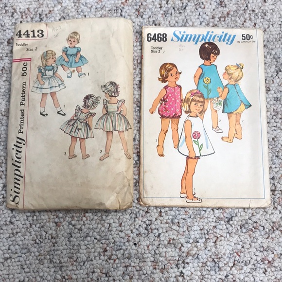 Vintage kids patterns -size 2 - Picture 1 of 5